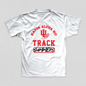 Kappa Alpha Nu Track tee.