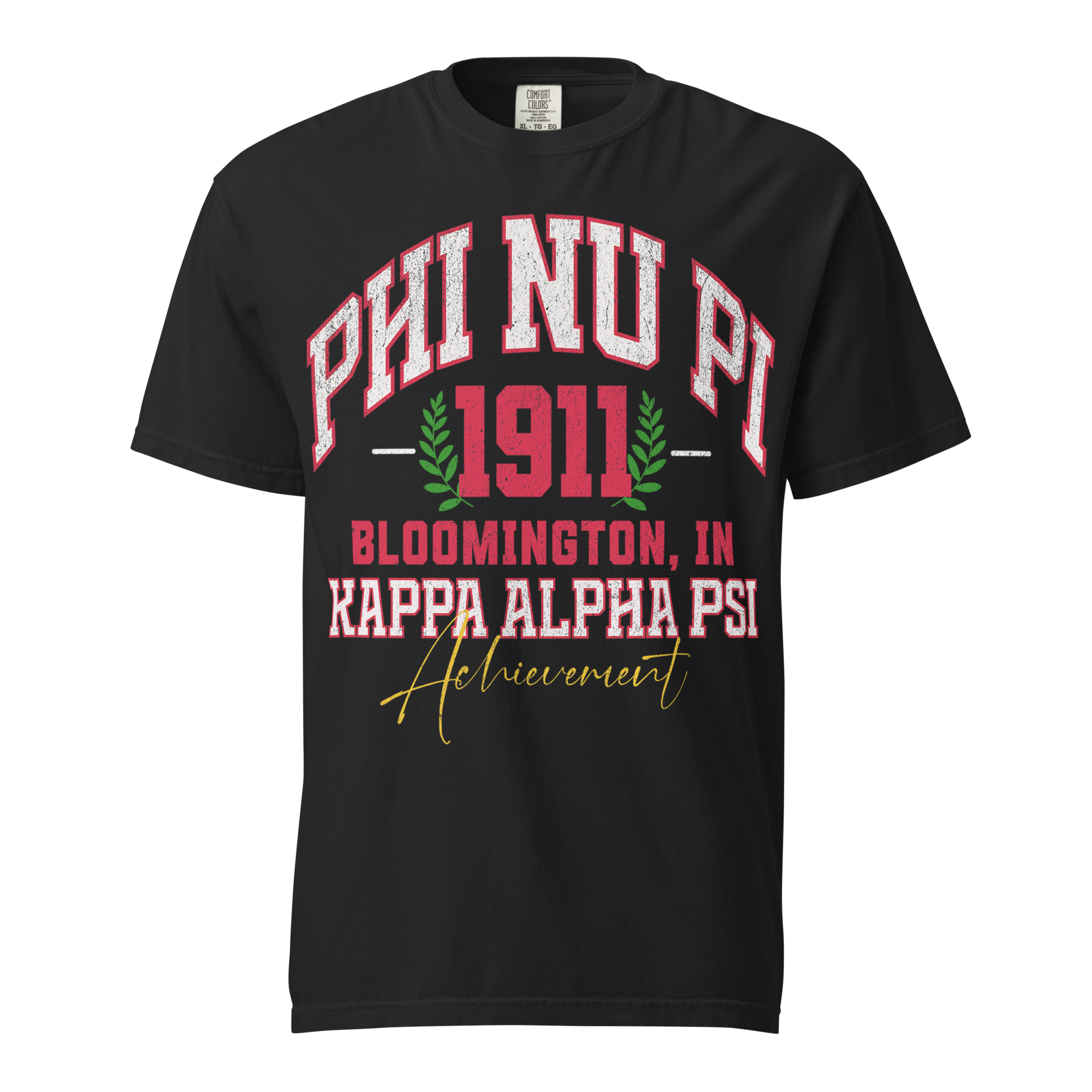 Phi Nu Pi Wreath Tee - Image 3